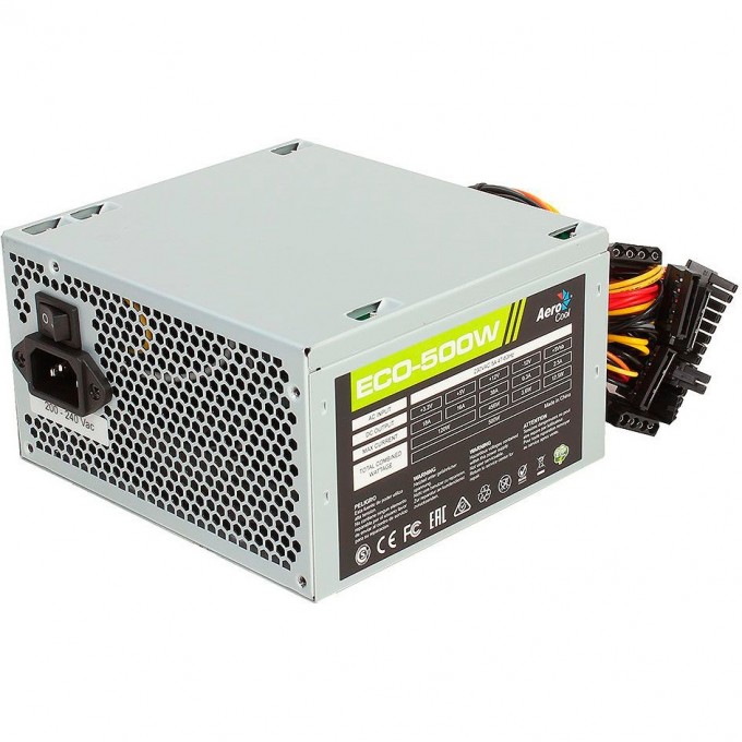 Блок питания AEROCOOL ECO 500W 1170085 Блок питания AEROCOOL ECO 500W 1170085